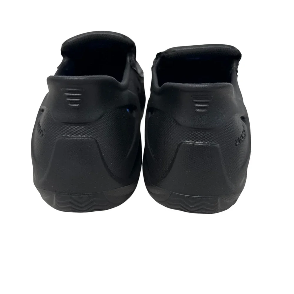 MOZO M22021 Sharkz II Mens 10 Slip Resistant Work Black Shoes For Crews Slip On